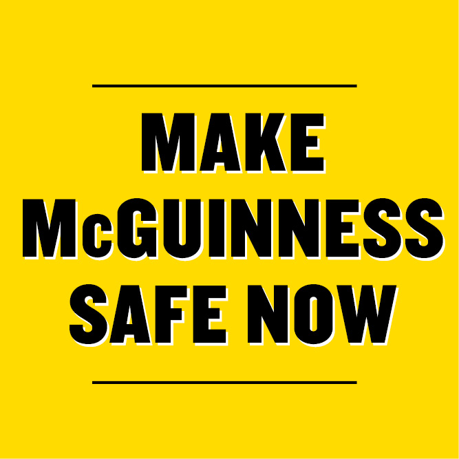 Make McGuinness Safe logo